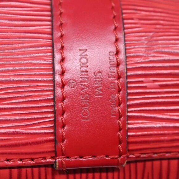 LOUIS VUITTON Epi Petit Noe Shoulder Bag Red - Picture 7 of 15